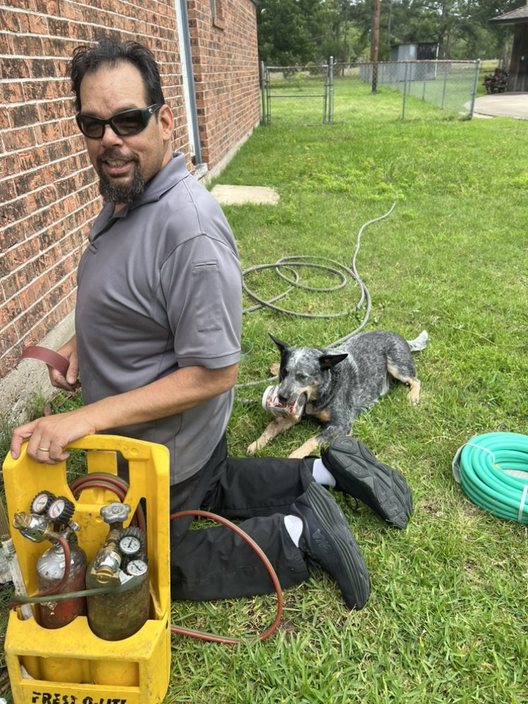 Man working outside